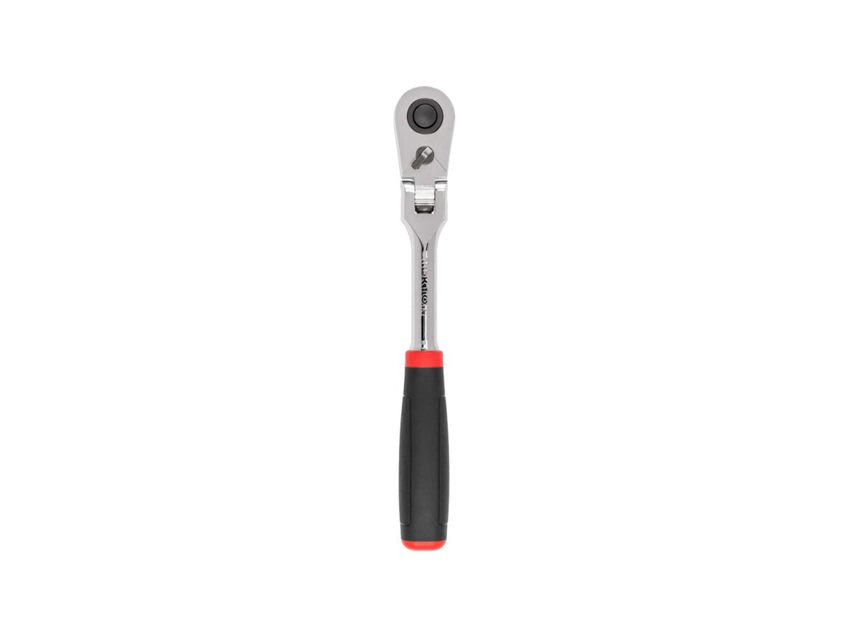 TEKTON 1/2 Inch Drive x 10-1/2 Inch Flex Head Quick-Release Comfort Grip Ratchet | SRH32210 Main image