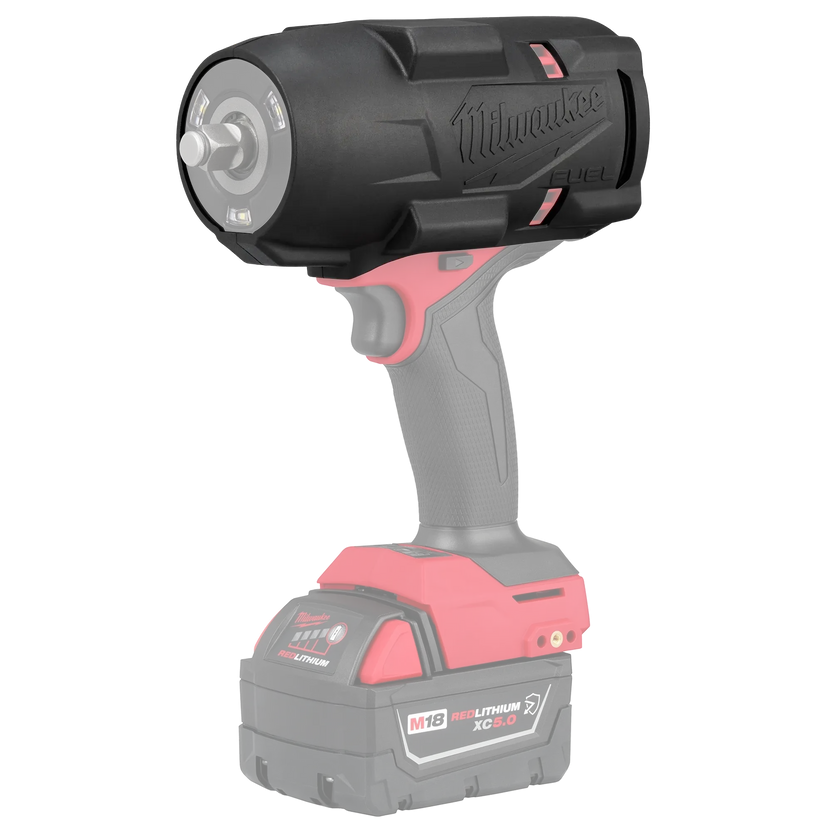 Milwaukee Tool M18 FUEL 1/2" High Torque Impact Wrench w/ Friction Ring Protective Boot Main image