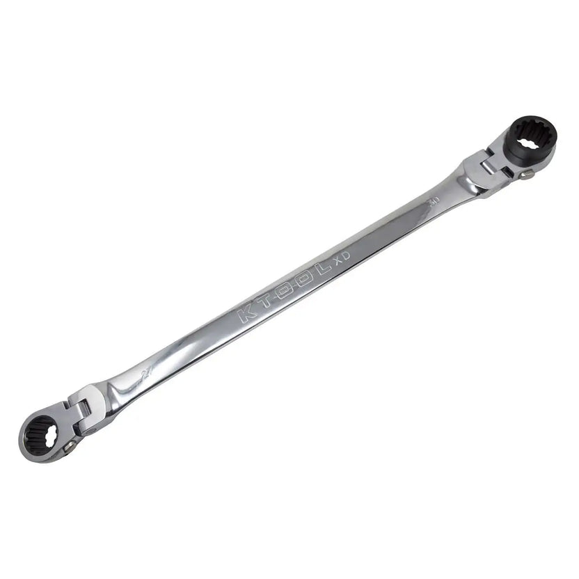 K Tool International 27mm x 30mm Extra Long, Flexible, Reversible Double Box Wrench Main image