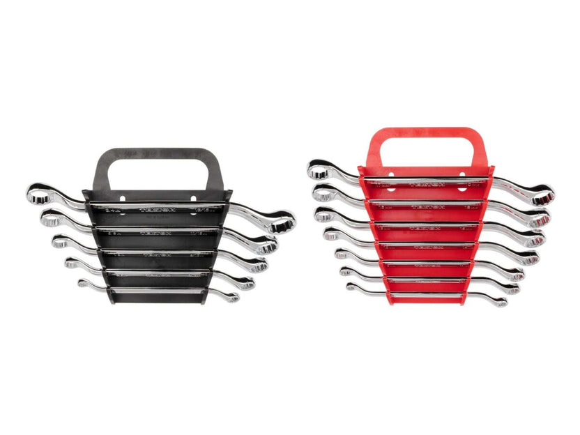 TEKTON 45-Degree Offset Box End Wrench Set with Holders, 12-Piece (1/4-13/16 in., 6-19 mm) | WBE91301 Main image