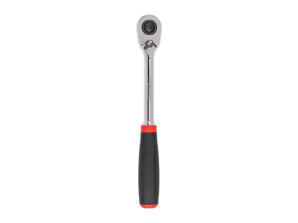 TEKTON 1/2 Inch Drive x 10-1/2 Inch  Quick-Release Comfort Grip Ratchet | SRH12210