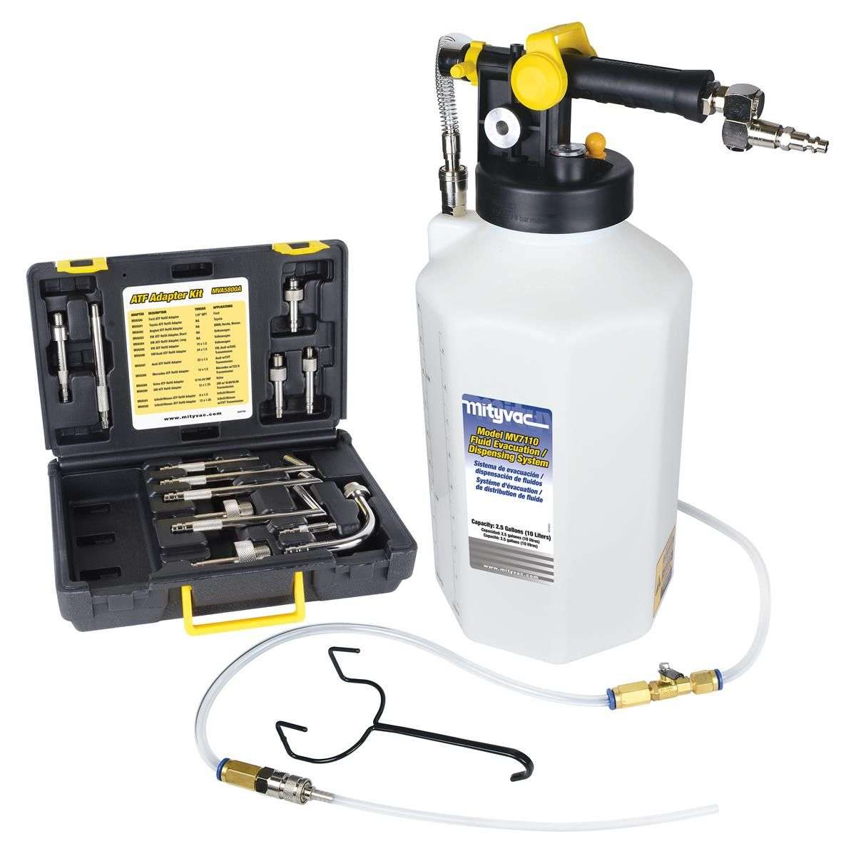 Mityvac ATF Refill Kit for Topping or Refilling Sealed Auto Transmissions
