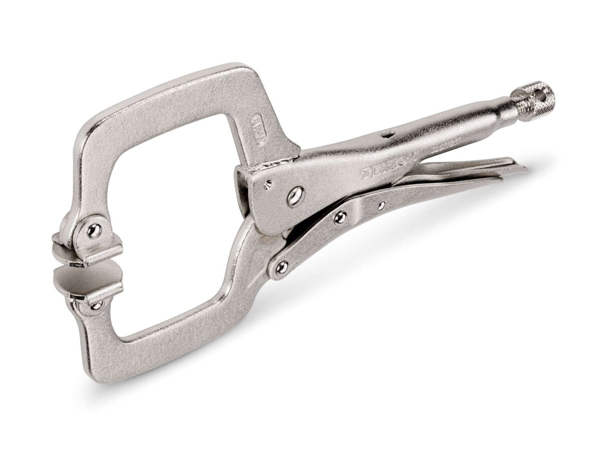 TEKTON 11 Inch Swivel Pad Locking C-Clamp | CLC11011