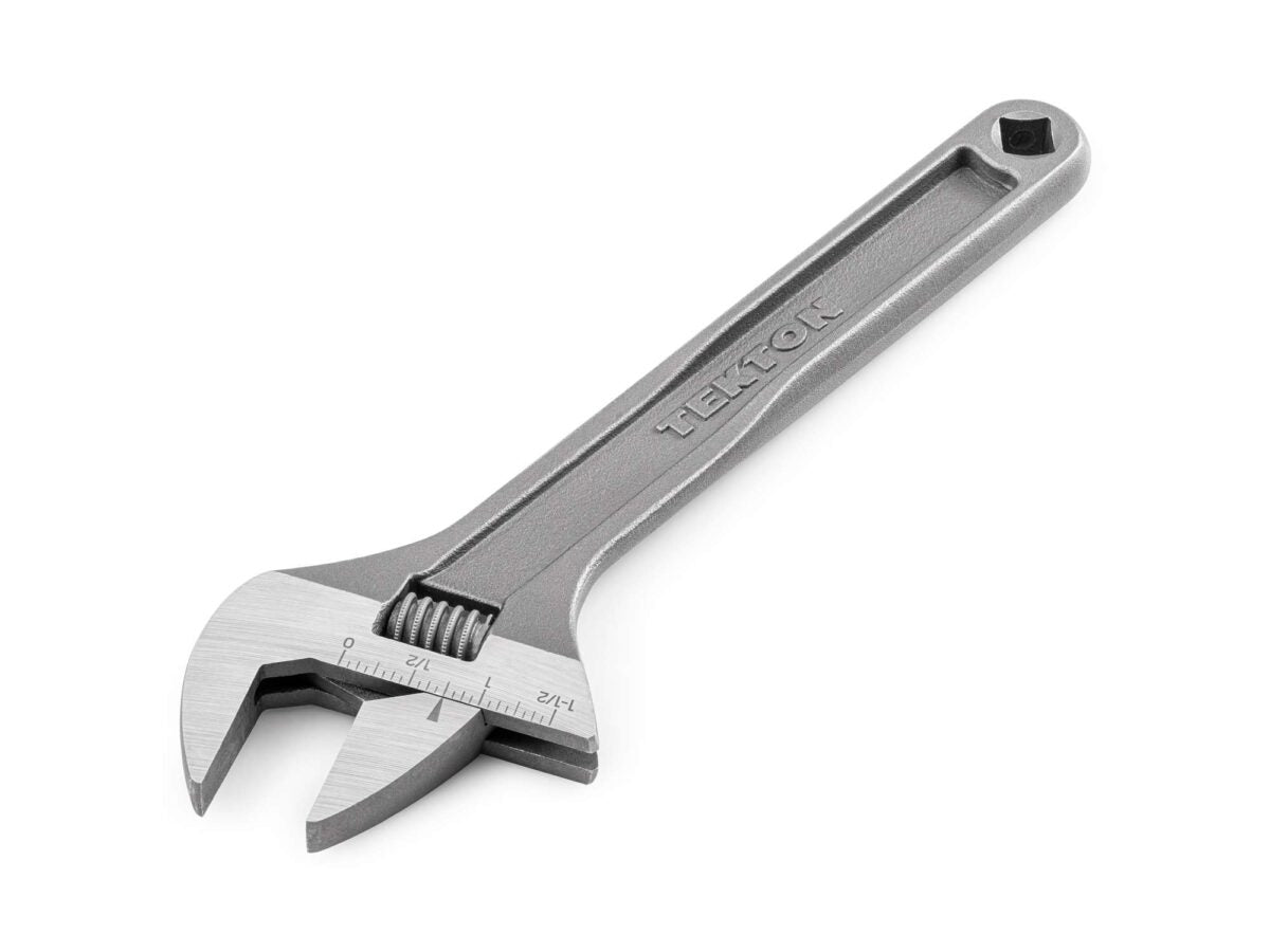 TEKTON 9 Inch Adjustable Wrench (1-1/2 in. Jaw Capacity) | WSA04222 Main image