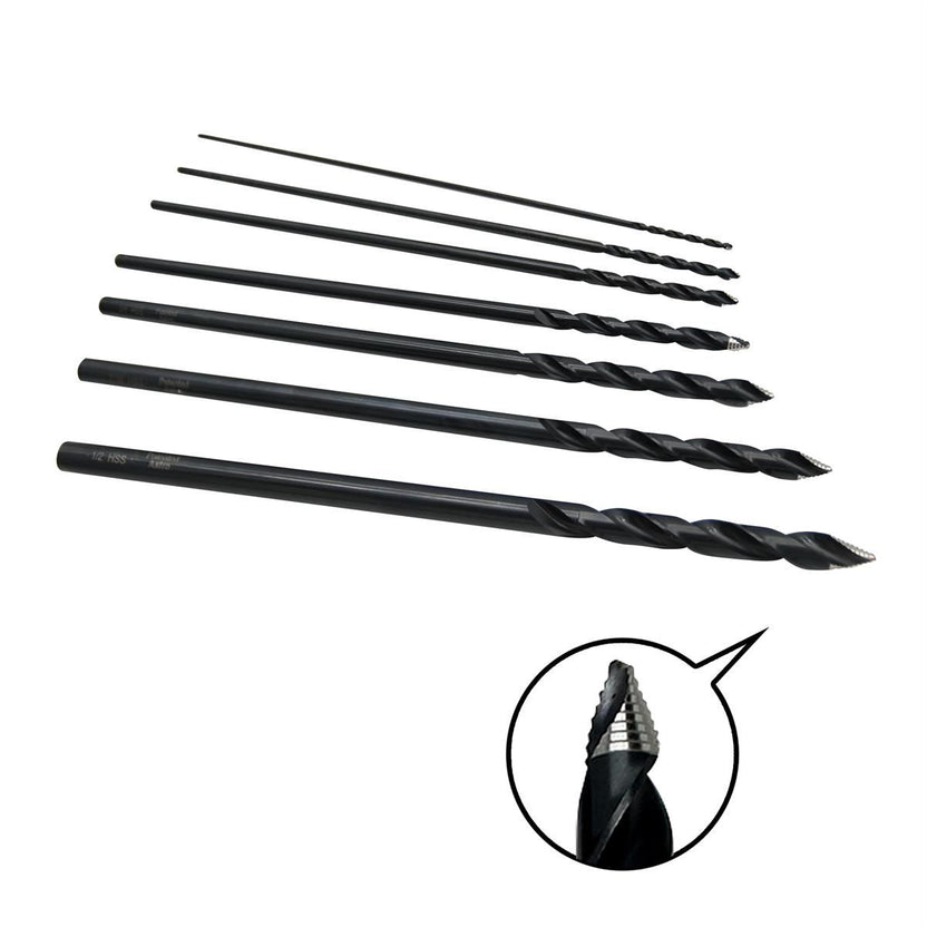 Astro Pneumatic ONYX 7pc TurboStep Aircraft Extension Length Drill Bit Set Secondary image