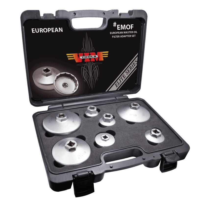 VIM Tools VIM Tools 7-Piece EUROPEAN Master Oil Filter Adapter Set Main image