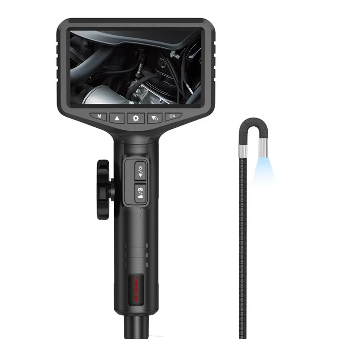 Endoscope ES401 - Dual-Lens Articulating Borescope with Light, Inspection Camera with 6 Adjustable LEDs for Automotive Mechanics Home DIY-5FT Main image