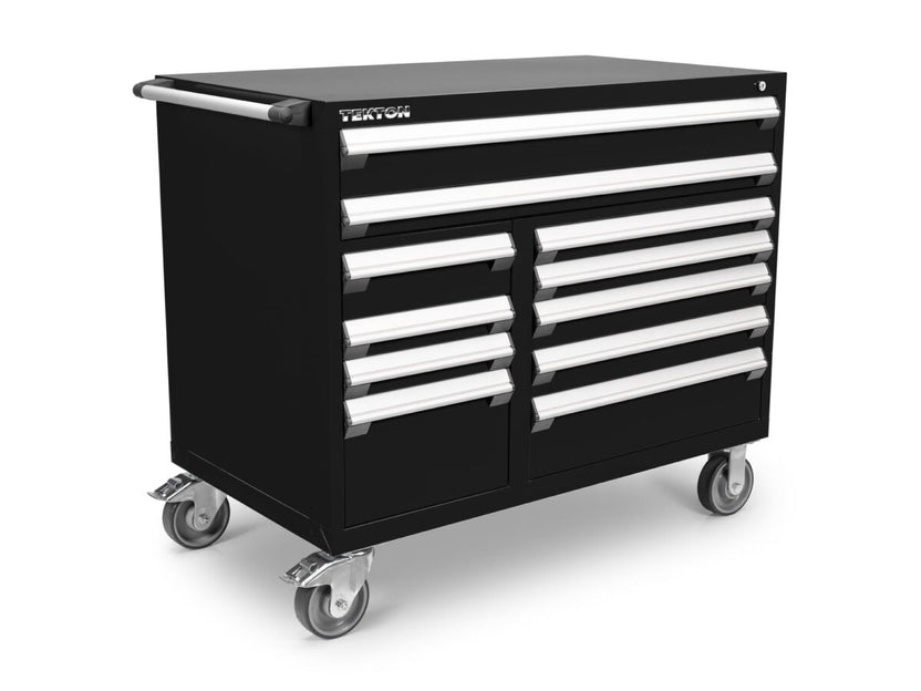 TEKTON 11-Drawer 40/60 Split Bank Tool Cabinet, Black (48 W x 27 D x 41.5 H in.) | OCL43102 Main image