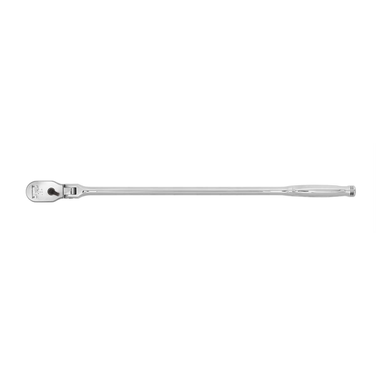 VIM Tools 1/2 Inch Drive 24 Inch OAL 90T Flex Head Ratchet - Usa Made Chrome