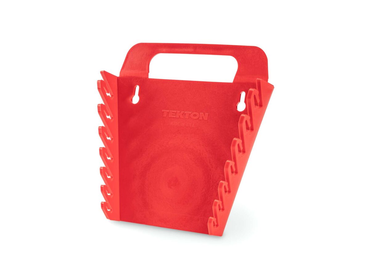 TEKTON 7-Tool Long Flex 12-Point Ratcheting Box End Wrench Holder (Red) | OWP23207 Main image