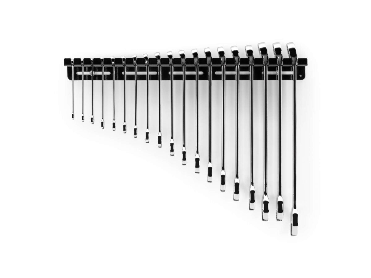 TEKTON Combination Wrench Set with Wall Hanger, 19-Piece (1/4 - 1-1/4 in.) | WCB96101
