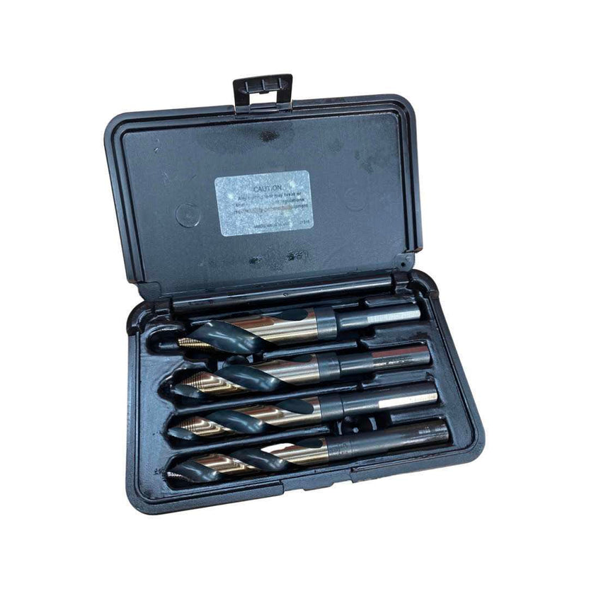 4 Pc. 1/2" Shank Vortex-point Step Drill Bits Main image