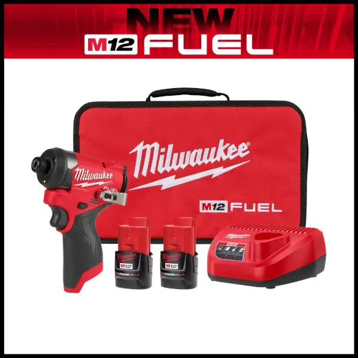 Milwaukee Tool M12 FUEL 1/4" Hex Impact Driver Kit Main image
