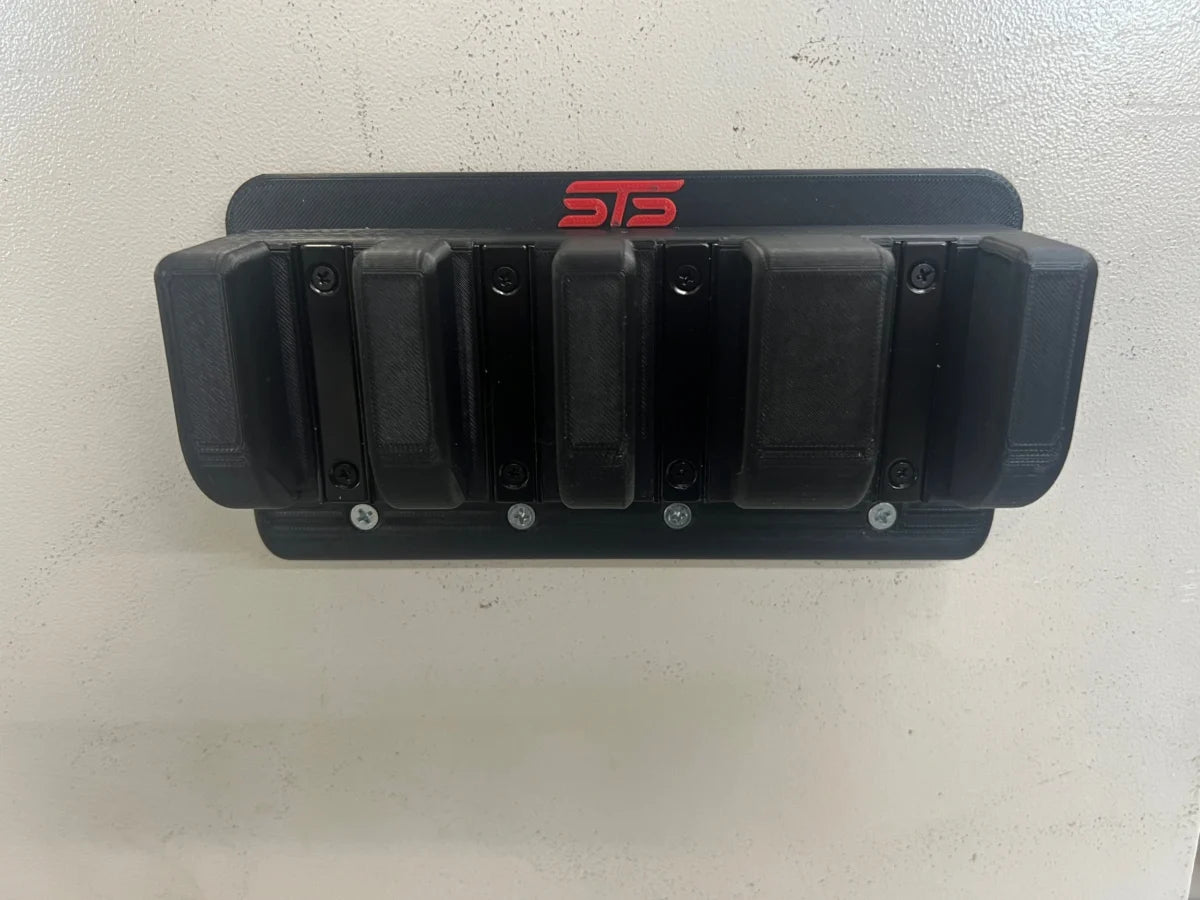 STS Auto Design STSPB Series – Magnetic Pry Bar Holders for Secure Tool Storage (4 Slot)
