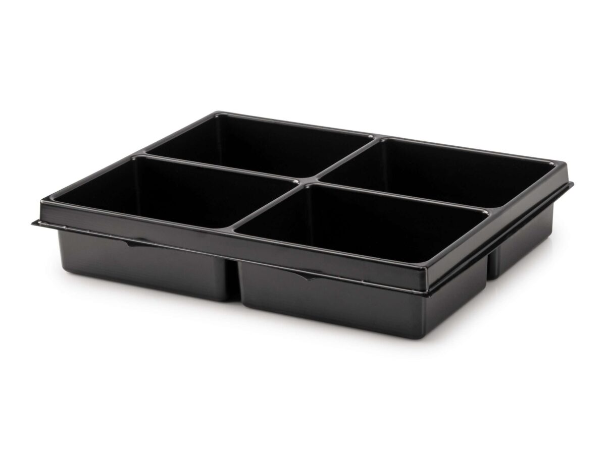 TEKTON 4-Cavity Parts Tray for Lidded Drawer and Open Top Drawer | OLB81304