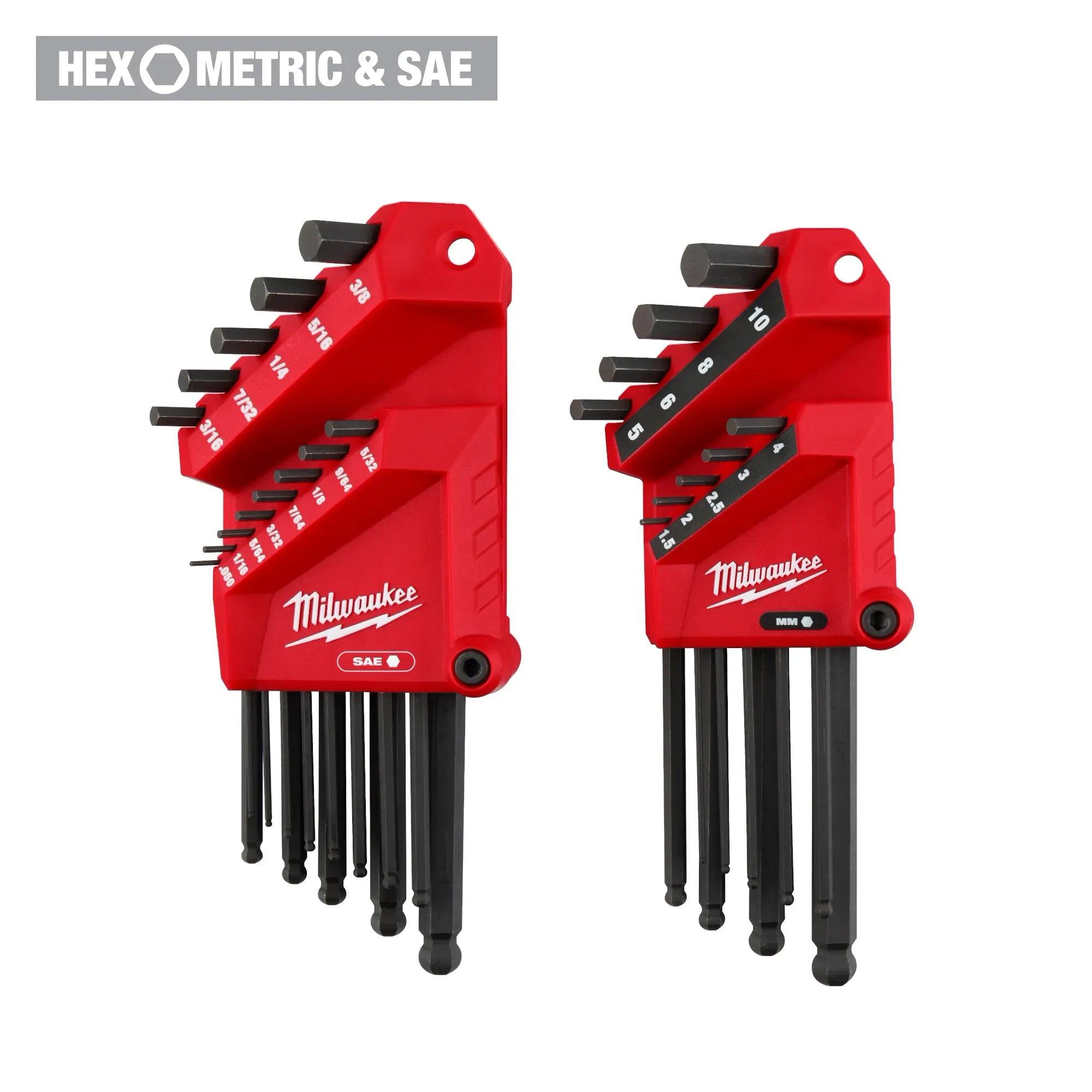22-Key Ball End L-Key Set - SAE/Metric Main image
