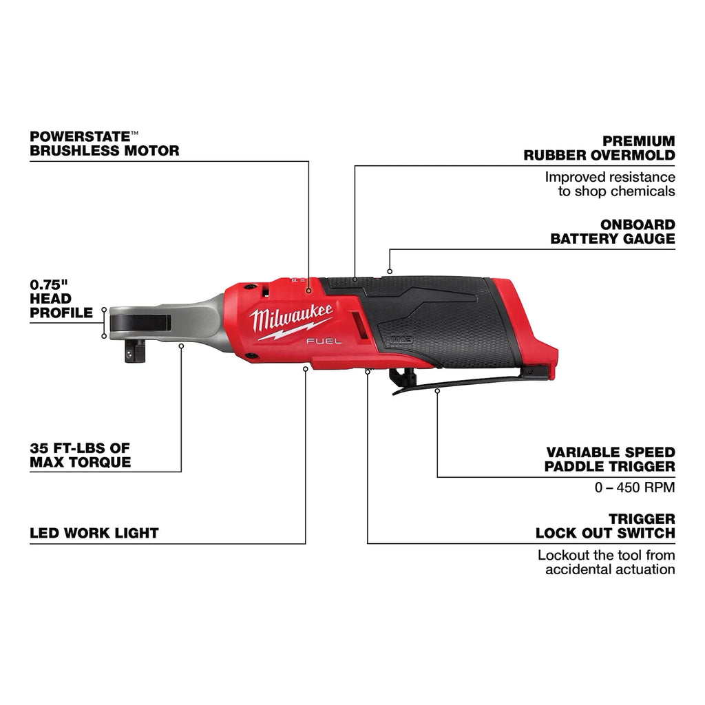 Milwaukee Tool M12 FUEL 3-Tool Combo Kit w/ FREE Cutoff Tool