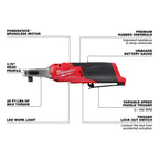 Milwaukee Tool M12 FUEL 3-Tool Combo Kit w/ FREE Cutoff Tool