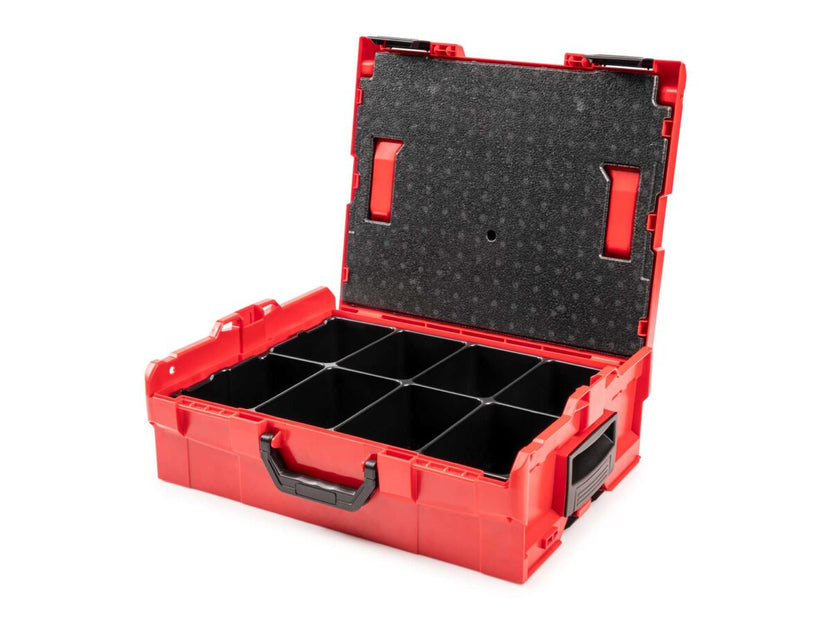 TEKTON Stacking Tool Box (L-BOXX 2) with 8-Cavity Parts Tray and Lid Insert | OLB91002 Main image