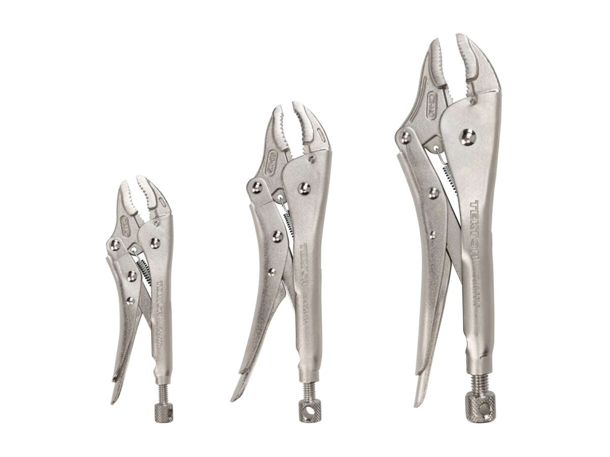 TEKTON Curved Jaw Locking Pliers Set (3-Piece) | PLK90104 Main image