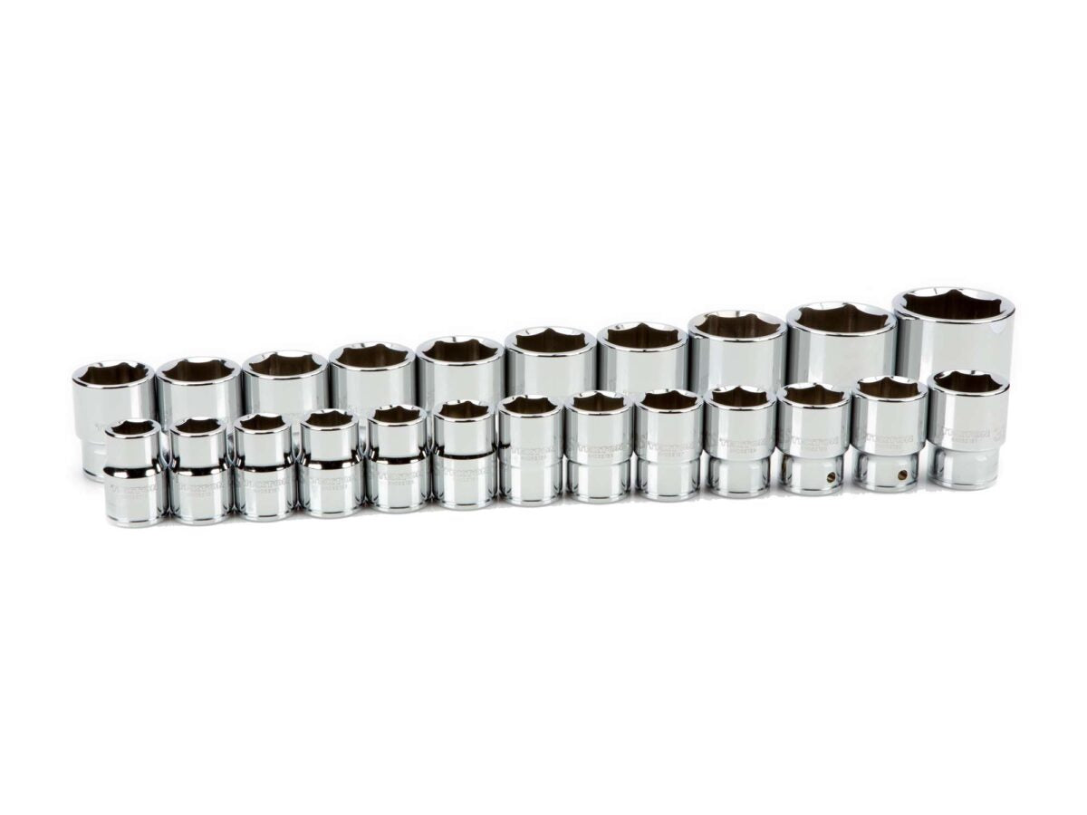 TEKTON 3/4 Inch Drive 6-Point Socket Set, 23-Piece (19-50 mm) | SHD93014 Main image