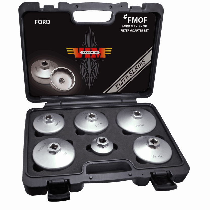 VIM Tools VIM Tools 6-Piece FORD Master Oil Filter Adapter Set Main image