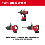 SHOCKWAVE Impact Duty™ 1” Drive 7PC MM & SAE Wheel Service Socket PACKOUT™ Set