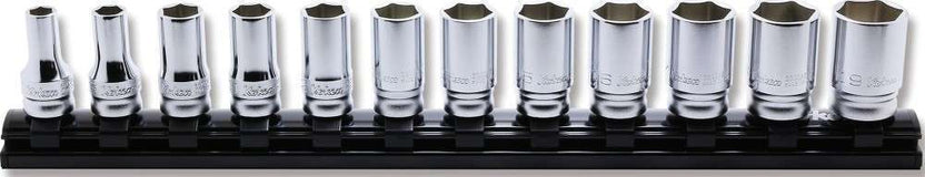 3/8 Sq. Dr. Socket set 7-19mm 6 point Length 300mm Z-series 12 pieces Main image