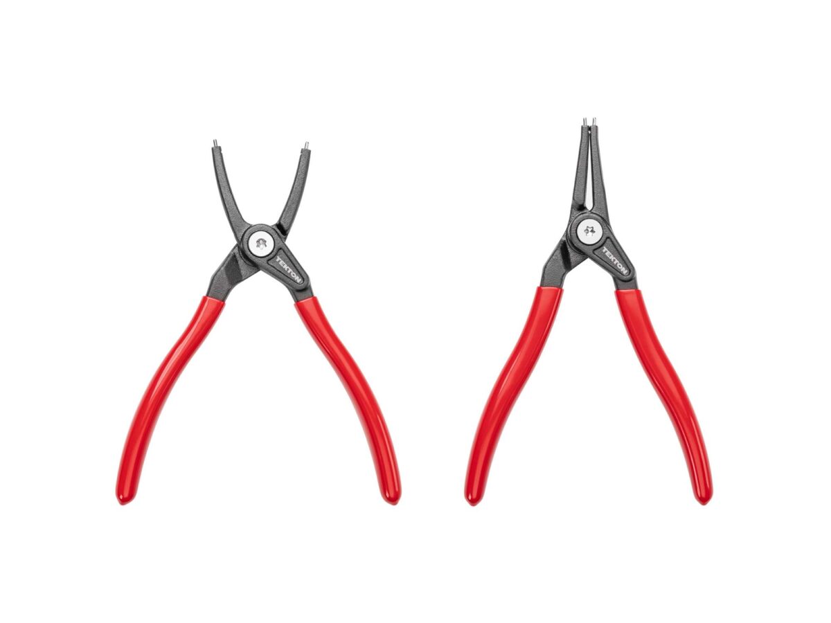 TEKTON 7 Inch Internal and External Retaining Ring Pliers Set, 2-Piece (0.070 in. Tips) | PRR90003