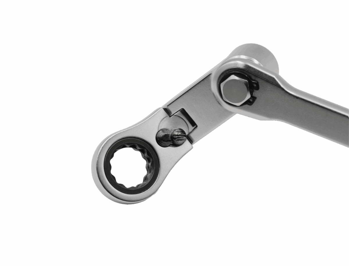 VIM Tools 11MM 100T FLEX HEAD 360 SWIVEL RATCHETING WRENCH