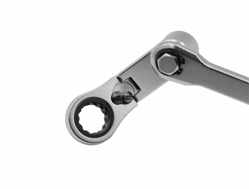 VIM Tools 17MM 100T FLEX HEAD 360 SWIVEL RATCHETING WRENCH