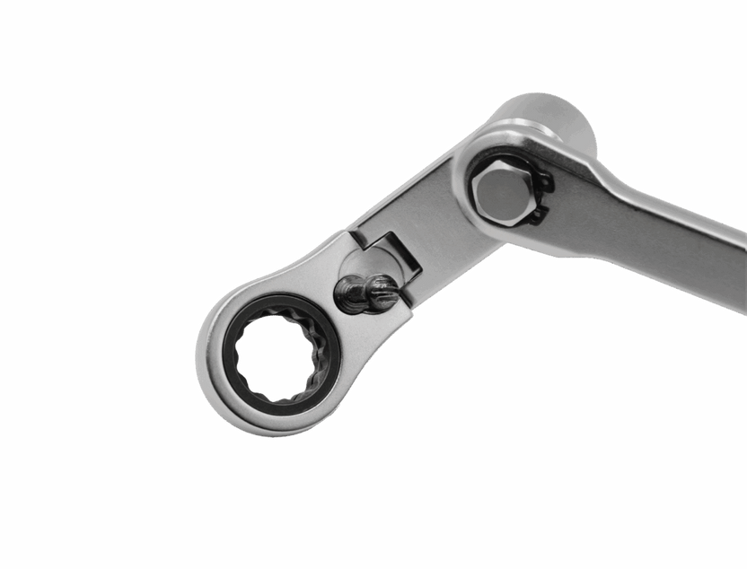 VIM Tools 11MM 100T FLEX HEAD 360 SWIVEL RATCHETING WRENCH Main image