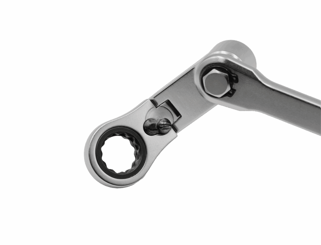 VIM Tools 17MM 100T FLEX HEAD 360 SWIVEL RATCHETING WRENCH