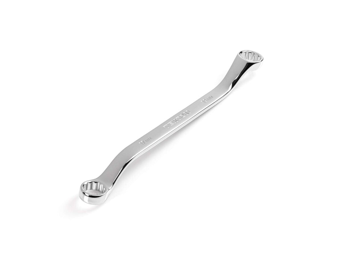 TEKTON 17 x 19 mm 45-Degree Offset Box End Wrench | WBE24317 Main image
