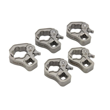 VIM Tools 5 Piece 3/8 Inch Drive Ratcheting Flare Nut Set (15, 16, 17, 18, 19 mm)