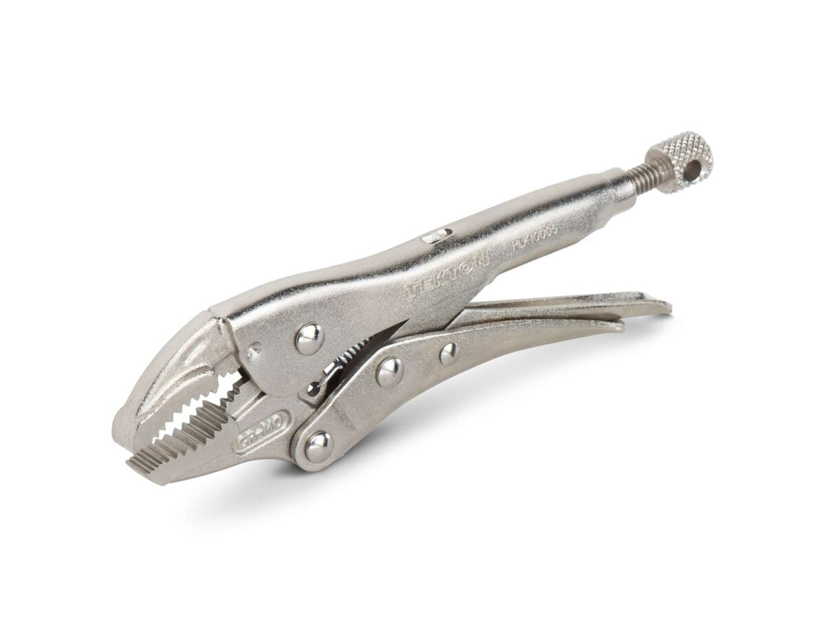 TEKTON 5 Inch Curved Jaw Locking Pliers | PLK10005 Main image