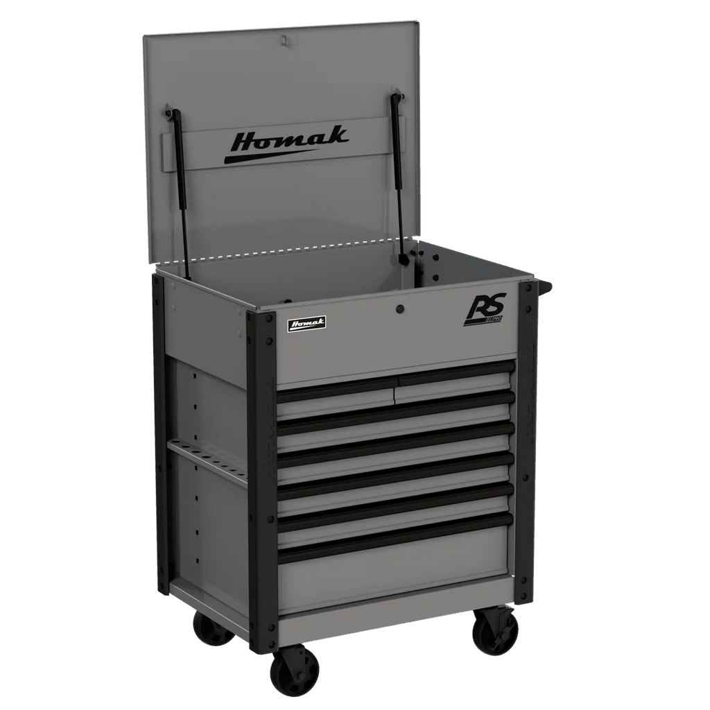Homak Manufacturing 35 in. Pro Series 7-Drawer Service Cart