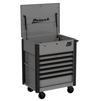 Homak Manufacturing 35 in. Pro Series 7-Drawer Service Cart