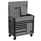 Homak Manufacturing 44" 8-Drawer Service Cart w/power Tool Holder Drawer