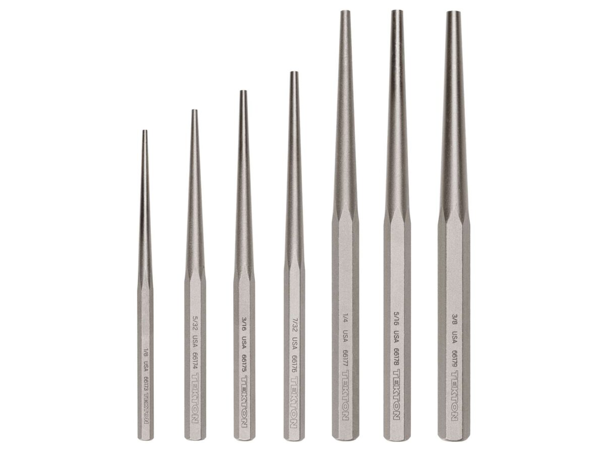 TEKTON Alignment Punch Set, 7-Piece (1/8-3/8 in.) | PNC96003