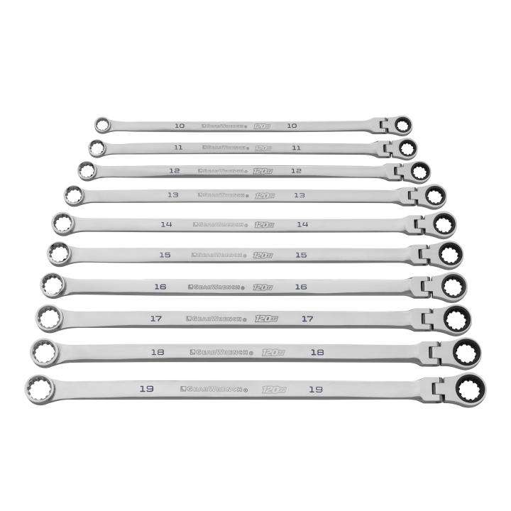 10 Pc. 120XP Universal Spline Metric XL GearBox FlexHead Main image