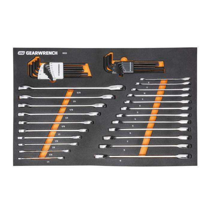 Modular Set 44pc SAE/MM 90T RW & Hex Key Set Main image