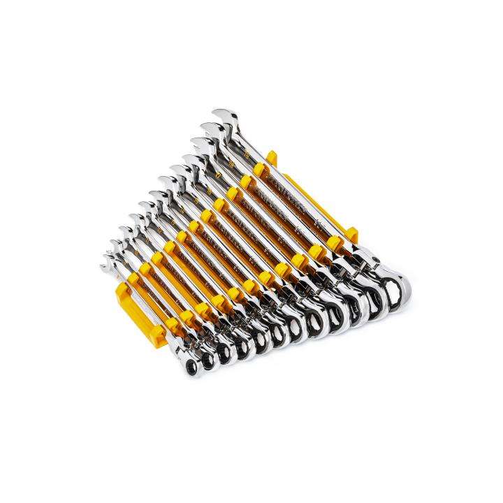 GearWrench 12 Pc. 90T 12PT Metric Flex Combi Ratchet Wre Set Main image
