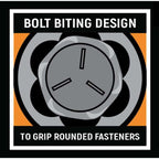 97 Piece 1/4”, 3/8”, 1/2” Drive Bolt Biter™ Mechanics Tool Set in Foam Storage Tray