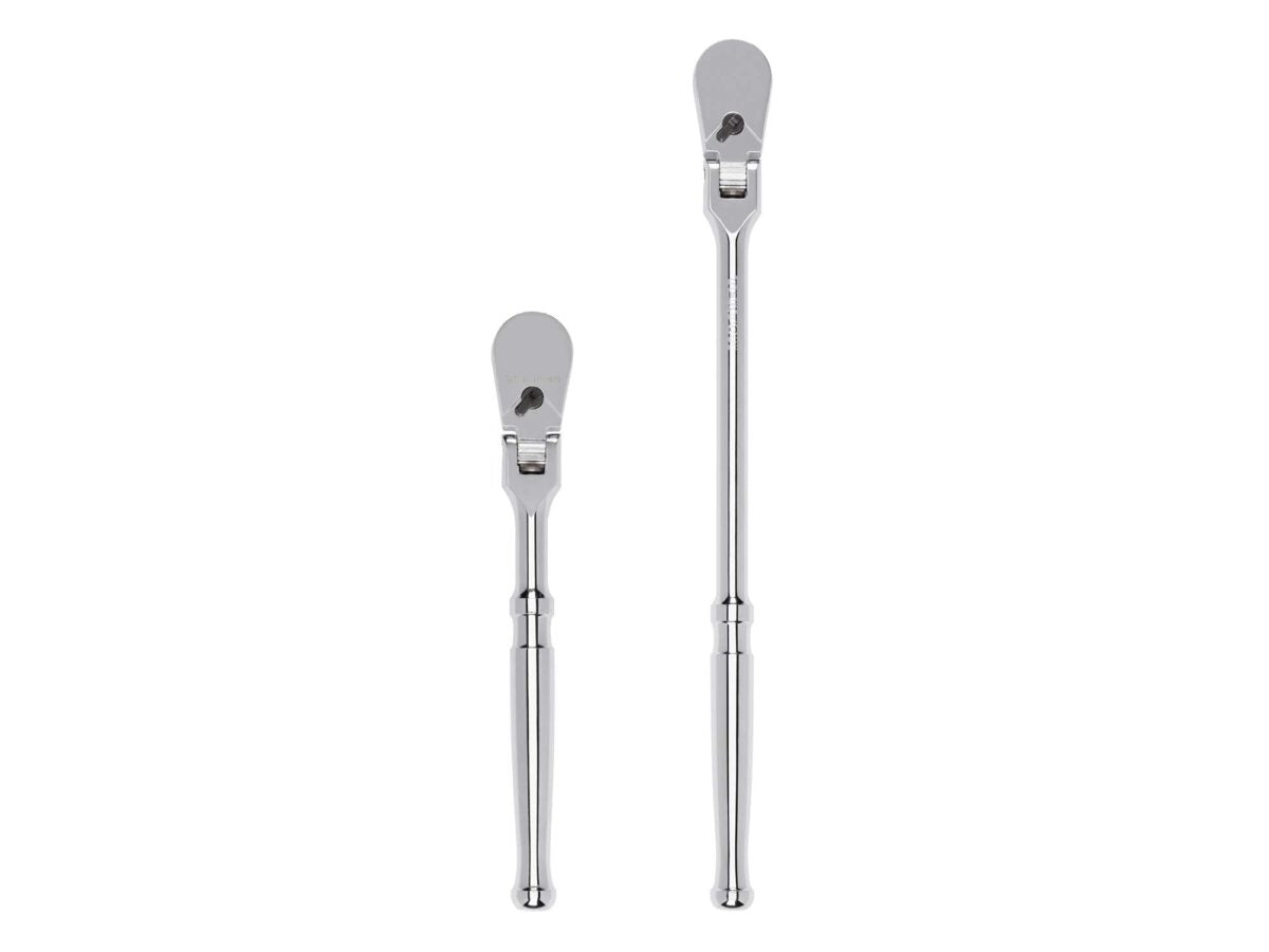 TEKTON 3/8 Inch Drive Flex Head Ratchet Set, 2-Piece (8, 12 in.) | SRH91201 Main image