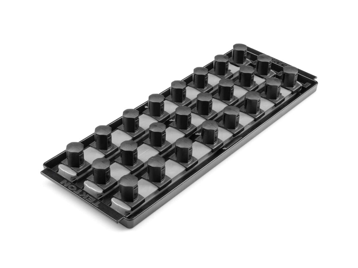 TEKTON 3/4 Inch Drive 3-Rail Socket Organizer Set, Gray (24-Tool) | OST36324 Main image