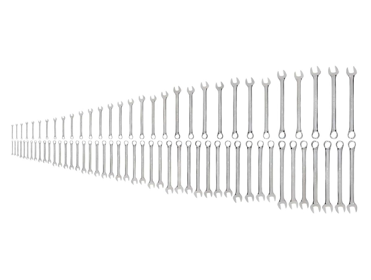 TEKTON Combination Wrench Set, 76-Piece (1/4-2 in., 6-50 mm) | WCB90306 Main image