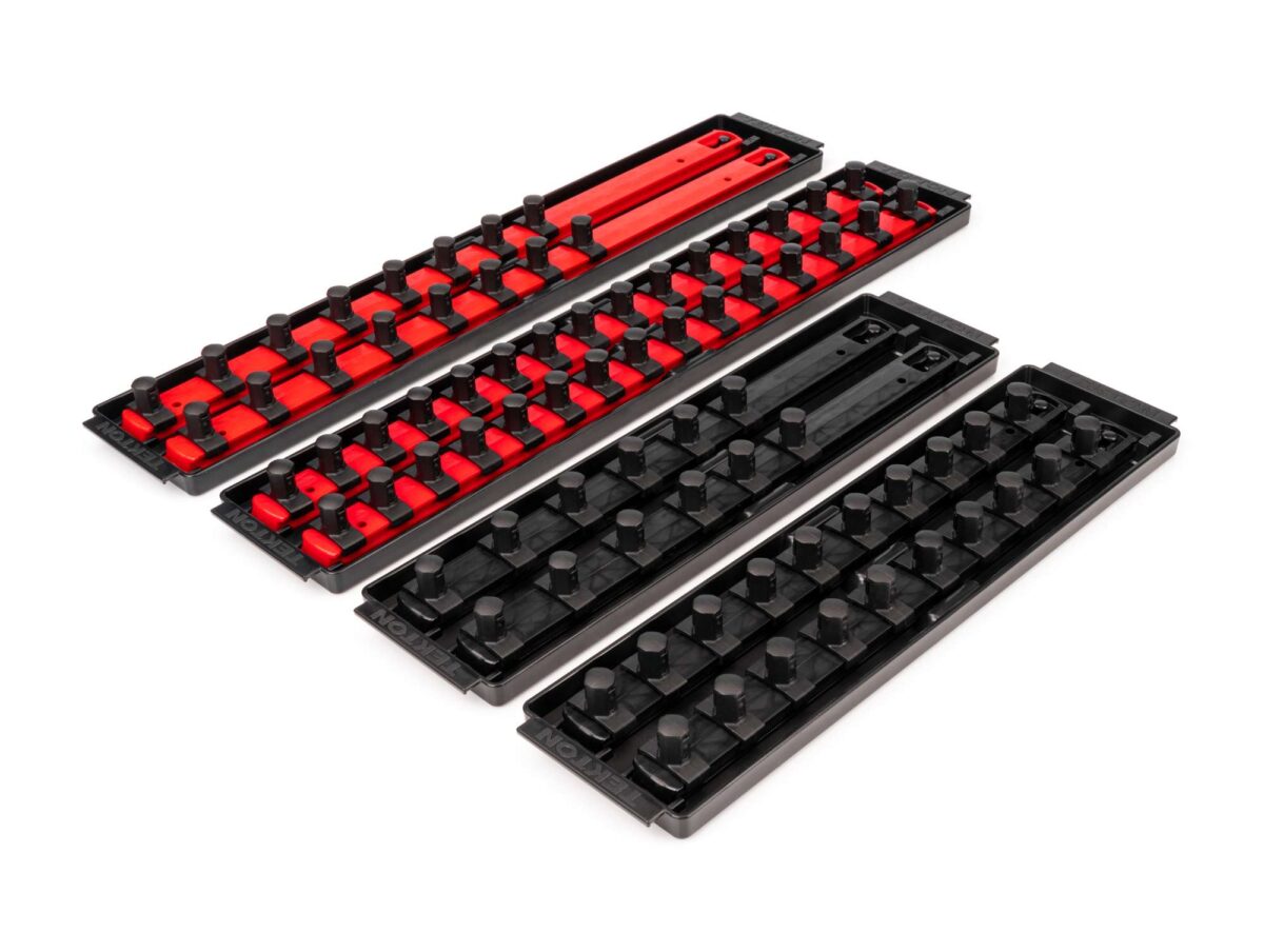 TEKTON 1/2 Inch Drive Socket Rail and Tray Set (78-Tool) | OST92901 Main image