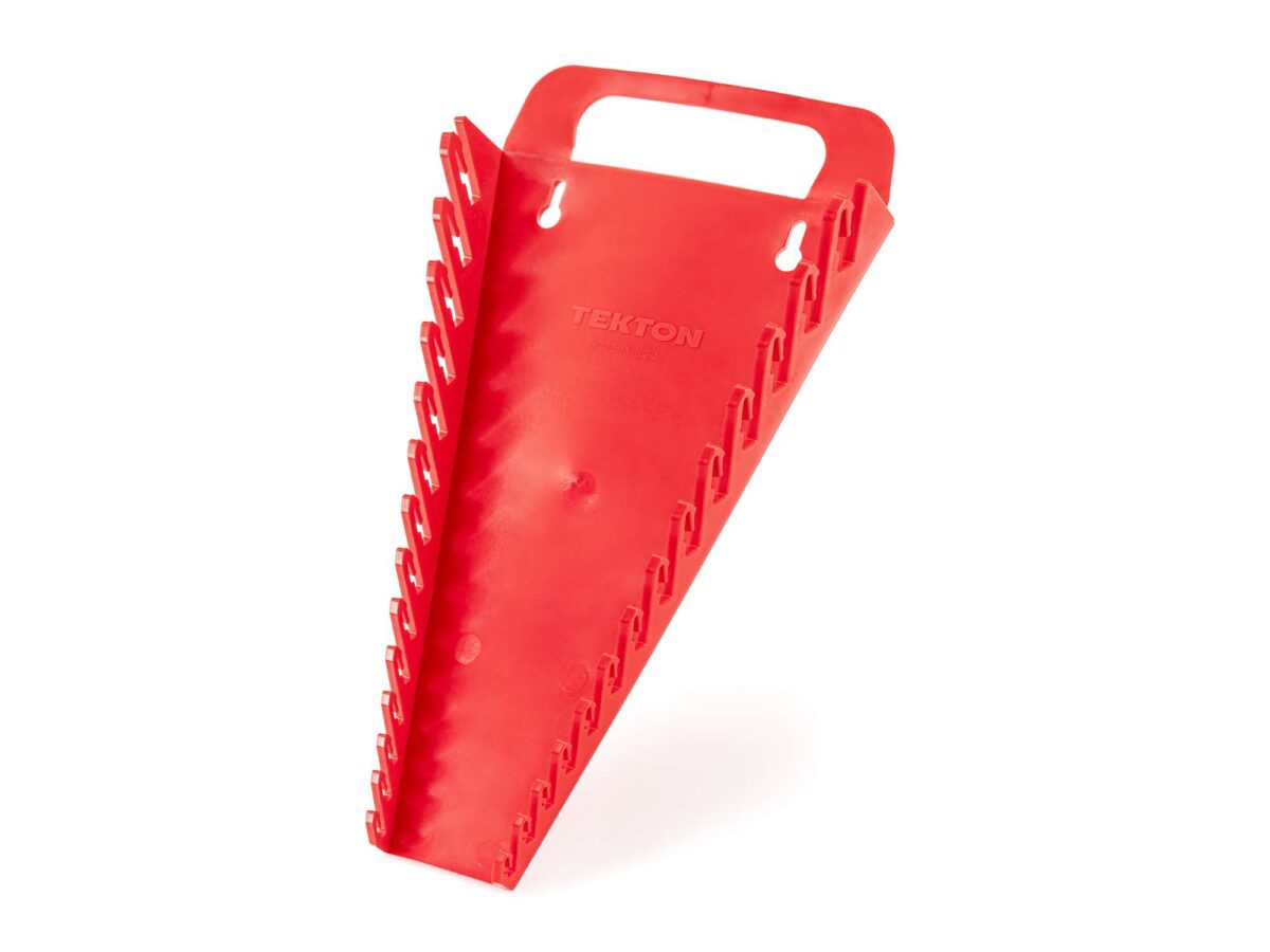 TEKTON 14-Tool Combination Wrench Holder (Red) | OWP22214