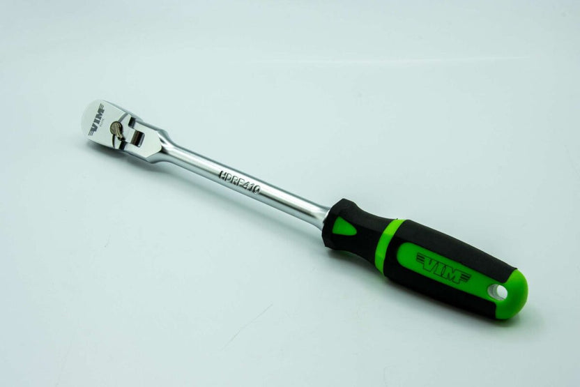 1/4" DR 10" HEAVY DUTY 90T FLEX HEAD RATCHET Main image